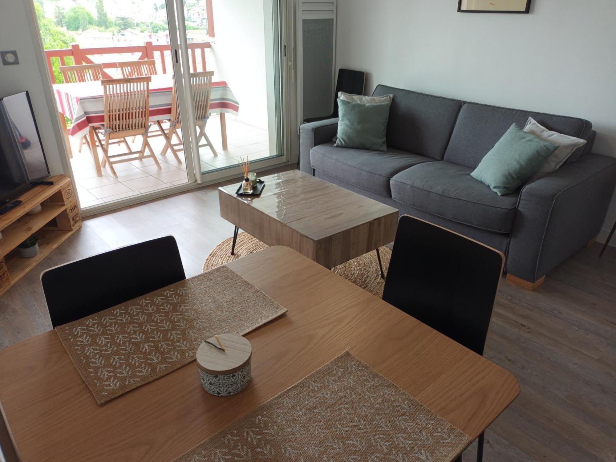 Appart. 2* A Hendaye, Proche Centre, Parking Privatif - Fr-1-239-777 Apartment Luaran gambar
